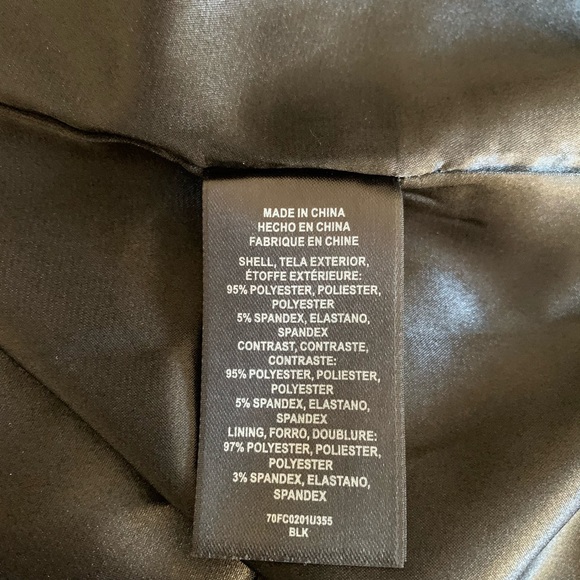 Bebe Strapless Asymmetrical Dress Sz 12 - Picture 9 of 9